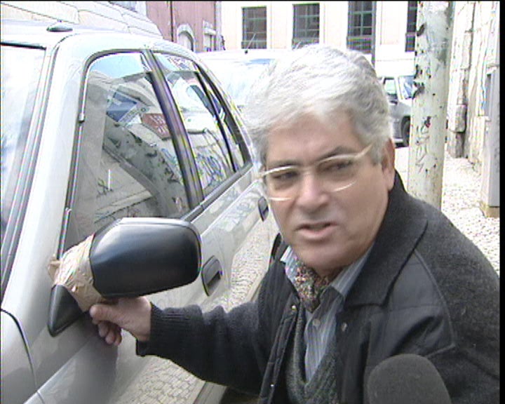 Detenção de indivíduo suspeito de vandalismo