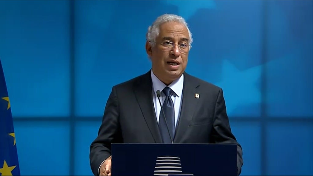 António Costa e os prejuízos provocados por incêndios florestais