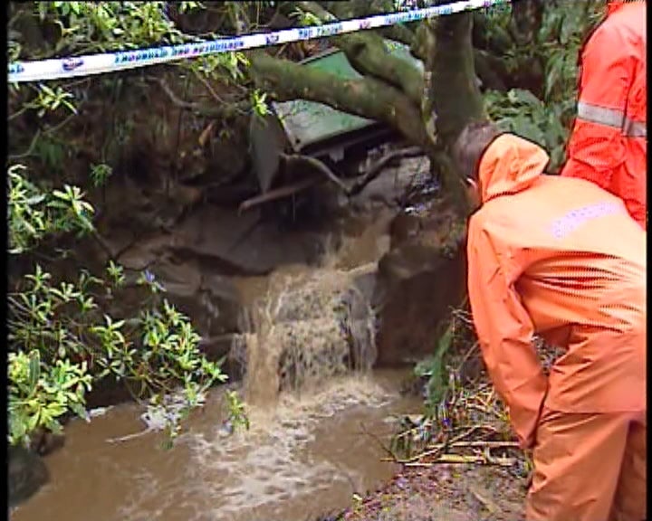 Buscas num ribeiro dos Açores