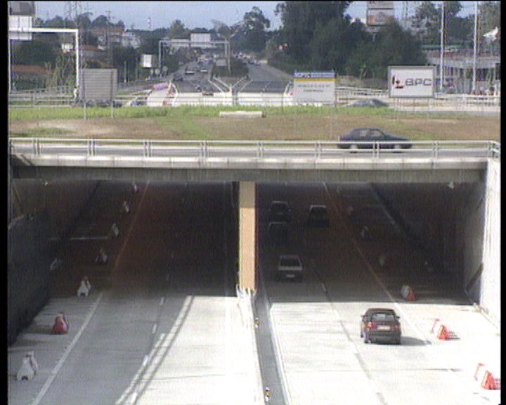 Abertura ao trânsito do túnel da Rotunda no Porto