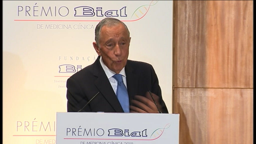 Marcelo Rebelo de Sousa no Prémio Bial