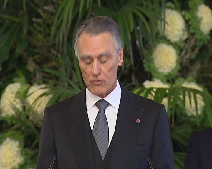 Cavaco Silva comenta a crise