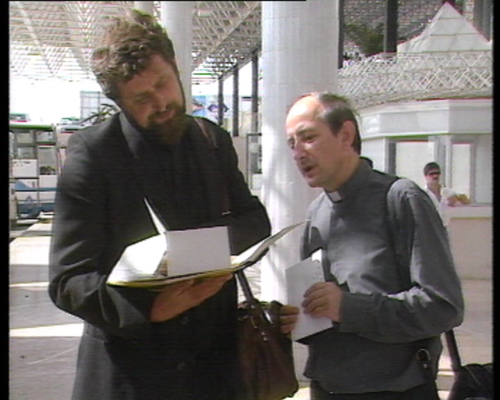 Encontro entre peregrinos portugueses e polacos