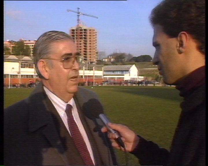 Treino da seleção nacional