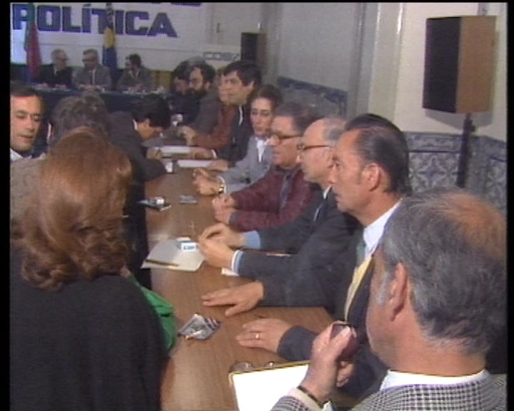 Conferência de imprensa de Adriano Moreira