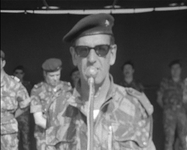 Receção de tropas na Guiné Bissau