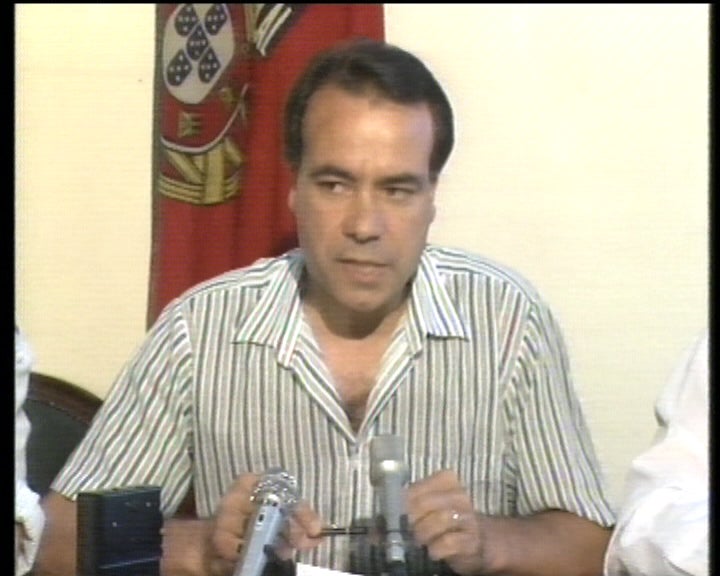 Conferência de imprensa de Carvalho da Silva