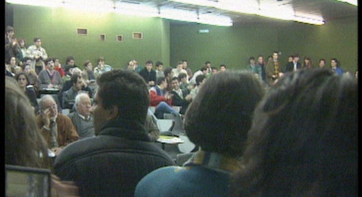 Greve de alunos na Faculdade de Letras de Lisboa