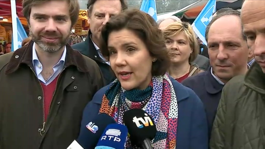 Assunção Cristas na Feira de Talhadas