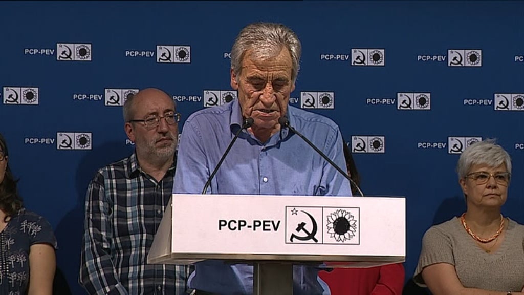 Intervenção de Jerónimo de Sousa