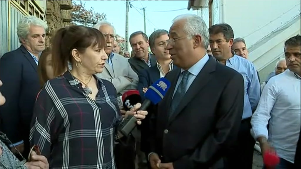 António Costa visita Vale de Serrão