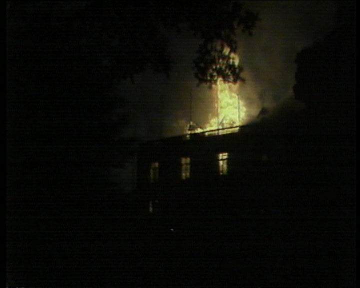 Incêndio na Universidade dos Açores