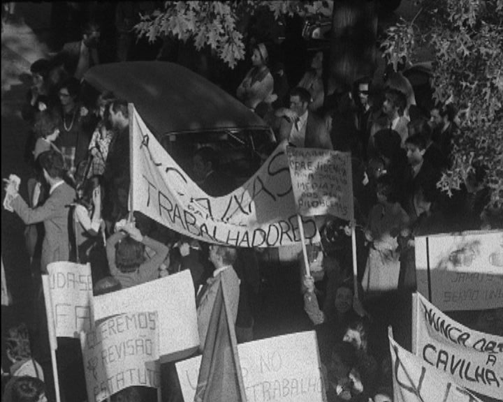 Manifestação dos funcionários da Caixa de Previdência no Porto