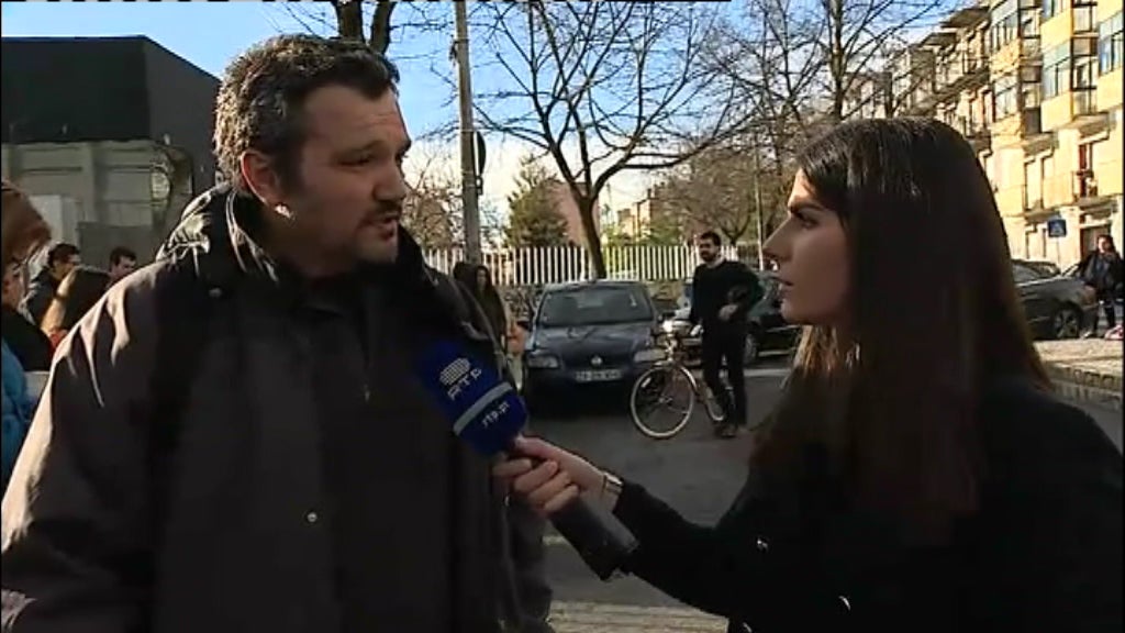 Protesto na Escola Secundária António Arroio