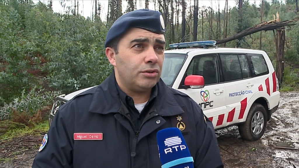 Fuga de gás no Caramulo