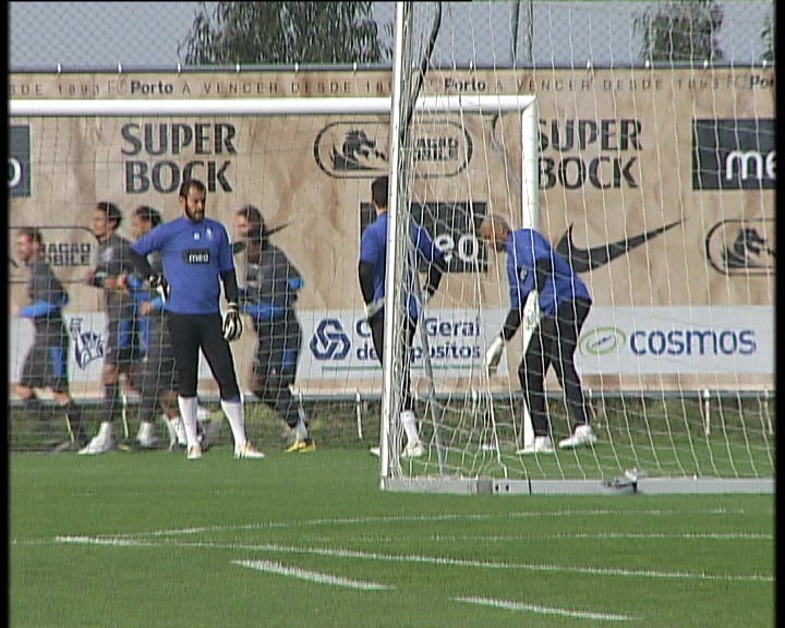 Futebol: treino do FC Porto