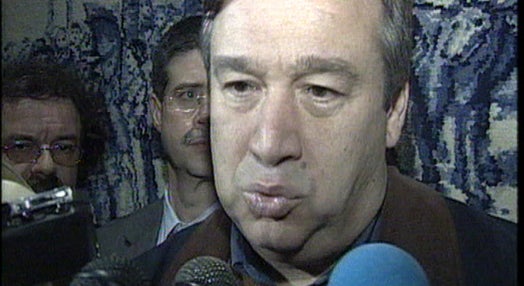 António Guterres comenta detenção de Vale e Azevedo