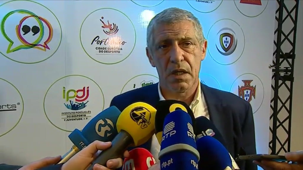 Futebol: declarações de Fernando Santos