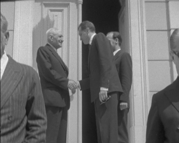 Afonso Melo Franco com Oliveira Salazar