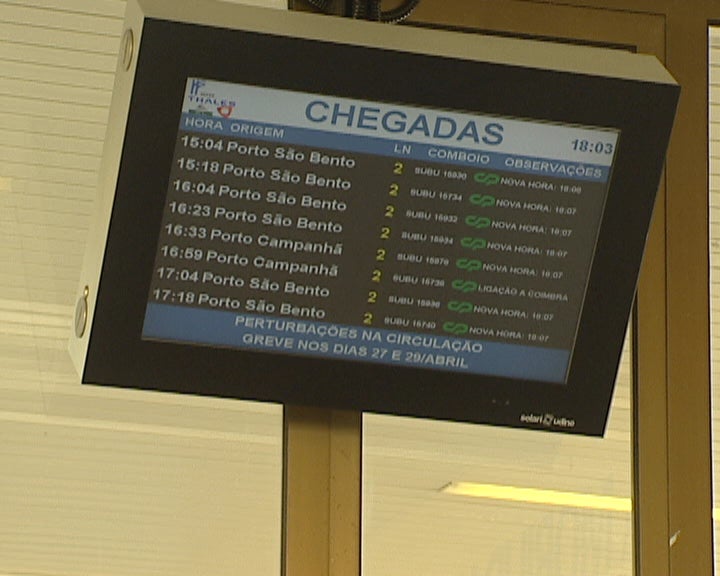 Regresso a casa durante a greve dos transportes