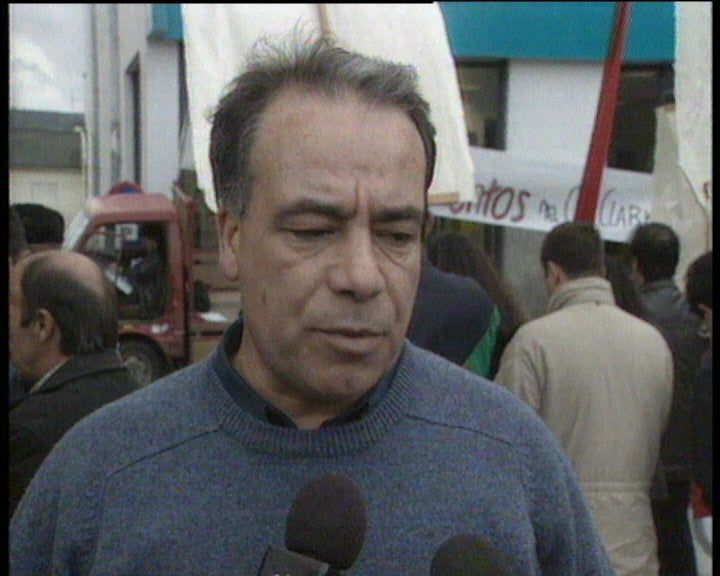 Protesto contra despedimentos na Clarks