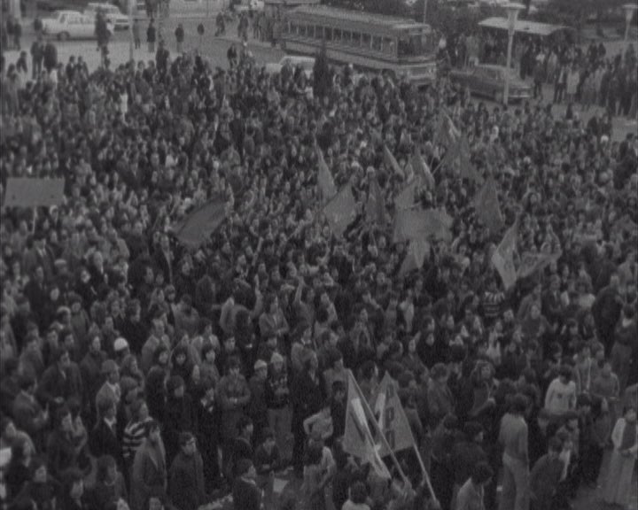 Manifestação de apoio ao MFA na Póvoa de Varzim
