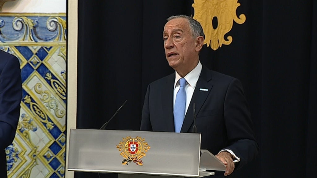 Conferência de imprensa de Marcelo Rebelo de Sousa