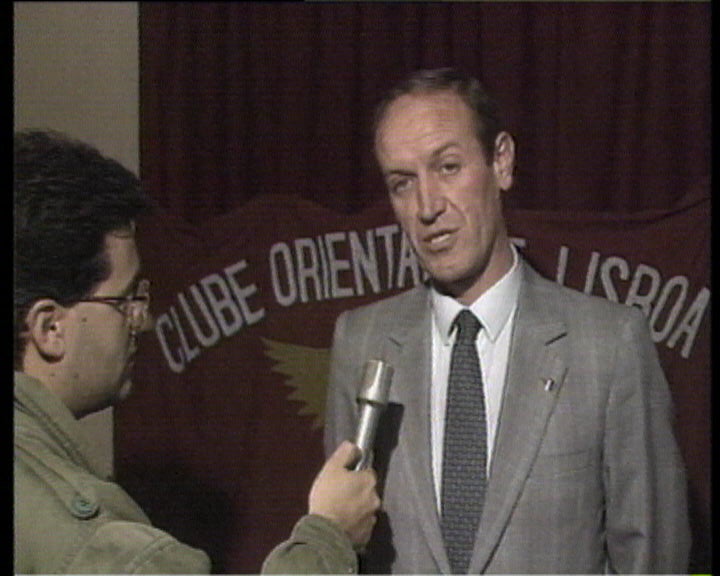 Hermínio Martinho na sede do Clube Oriental de Lisboa