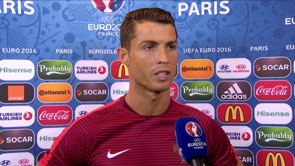 Euro 2016: Declarações de Cristiano Ronaldo