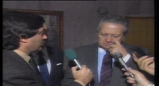 Encontro de Mário Soares com  Mikhail Gorbachev