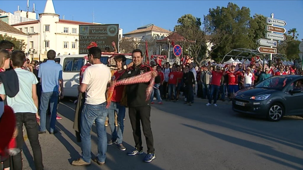 Festa do Benfica em Faro