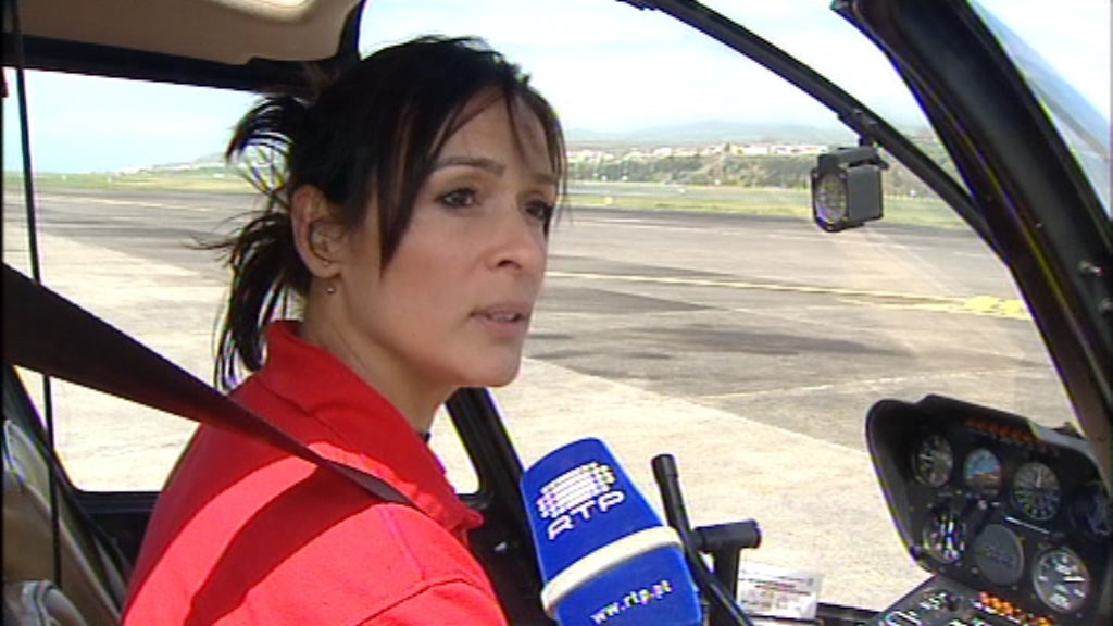 Cláudia Almeida vai pilotar helicóptero de segurança