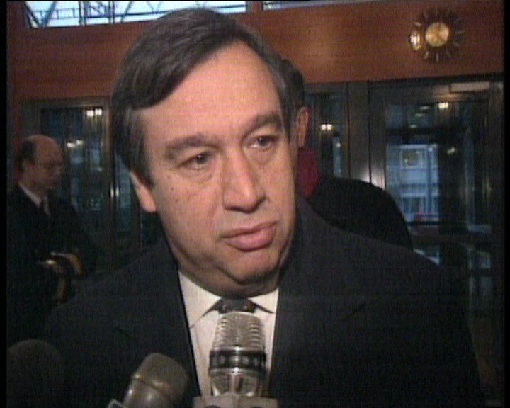 Protesto de António Guterres