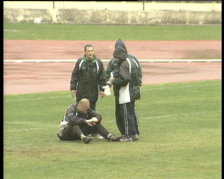 Futebol: Sporting em treinos