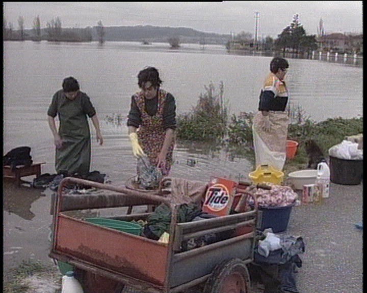 Descida do nível das água em Ereira
