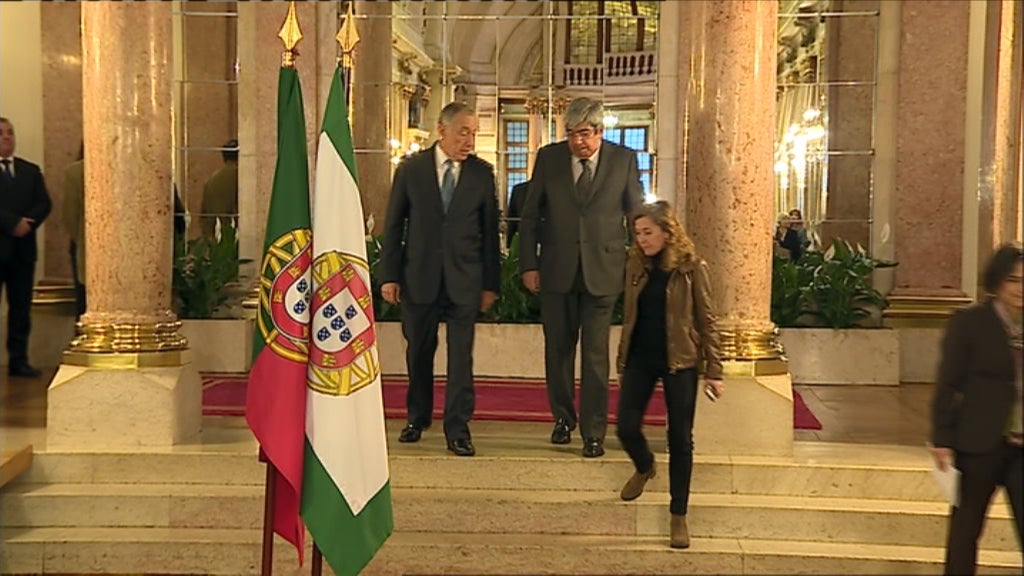 Encontro entre Marcelo Rebelo de Sousa e Ferro Rodrigues