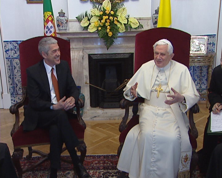 Encontro de José Sócrates com Papa Bento XVI
