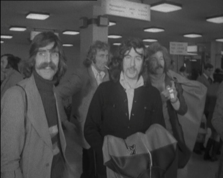 Chegada de artistas a Lisboa