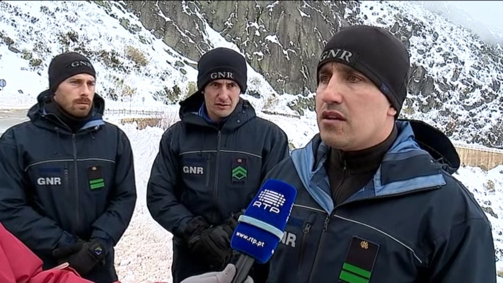Montanhistas resgatados na Serra da Estrela