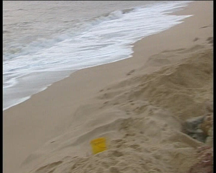 Casas dos pescadores em risco