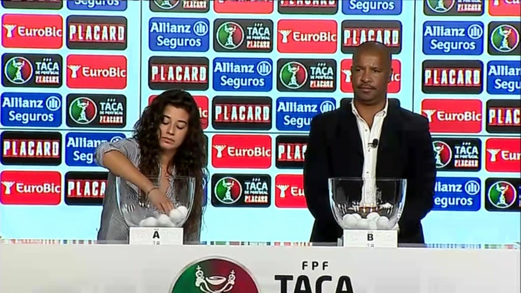 Futebol: Sorteio da Taça de Portugal