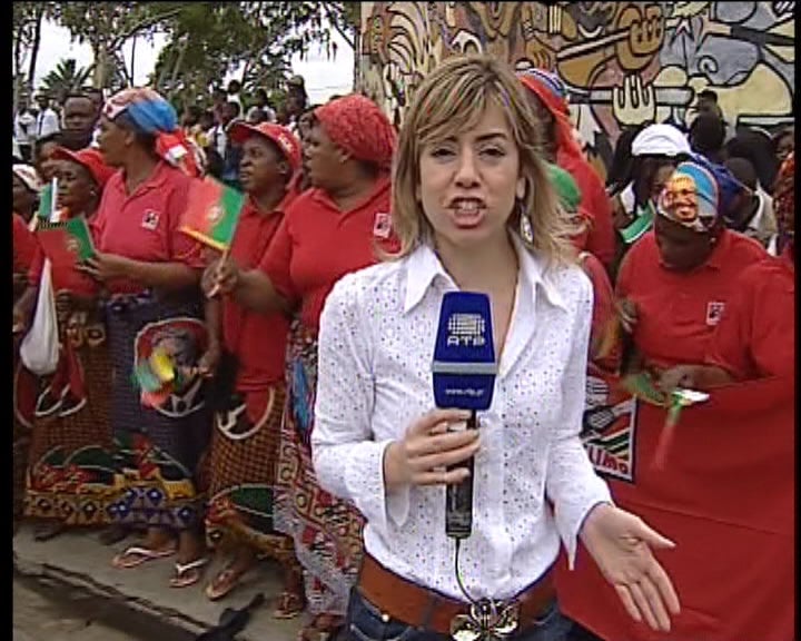 José Sócrates em Moçambique