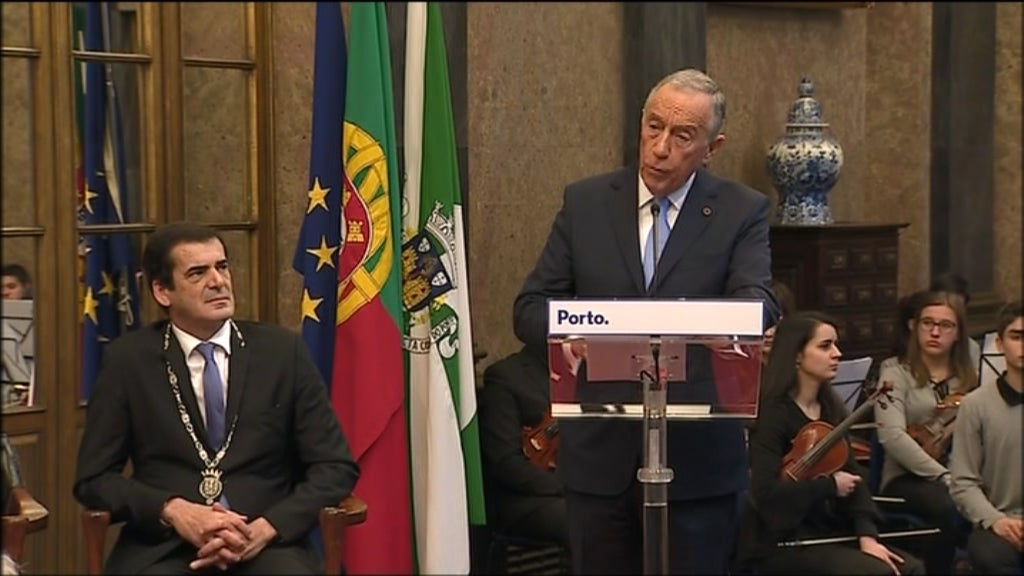 Tomada de posse do Presidente da República no Porto