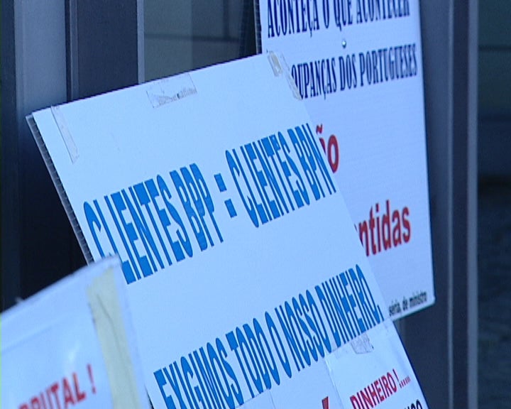 Protesto de clientes do BPP