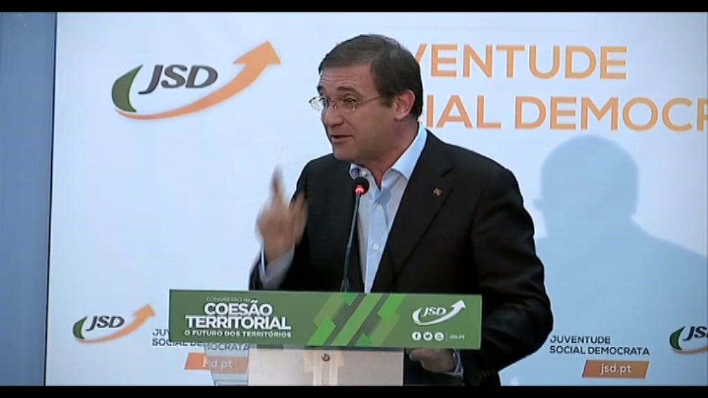 Passos Coelho critica o Governo