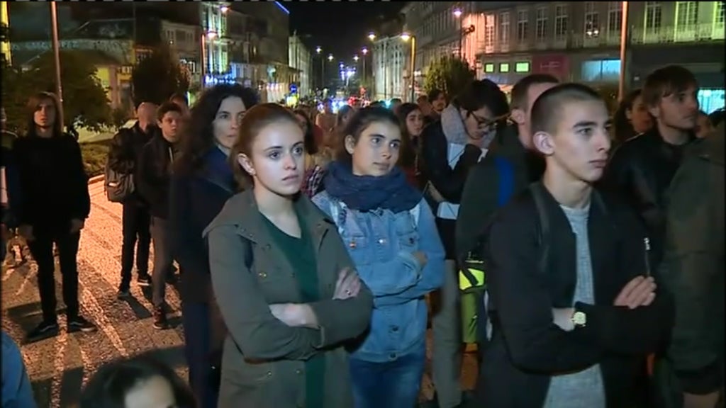 Manifestação do setor da cultura no Porto
