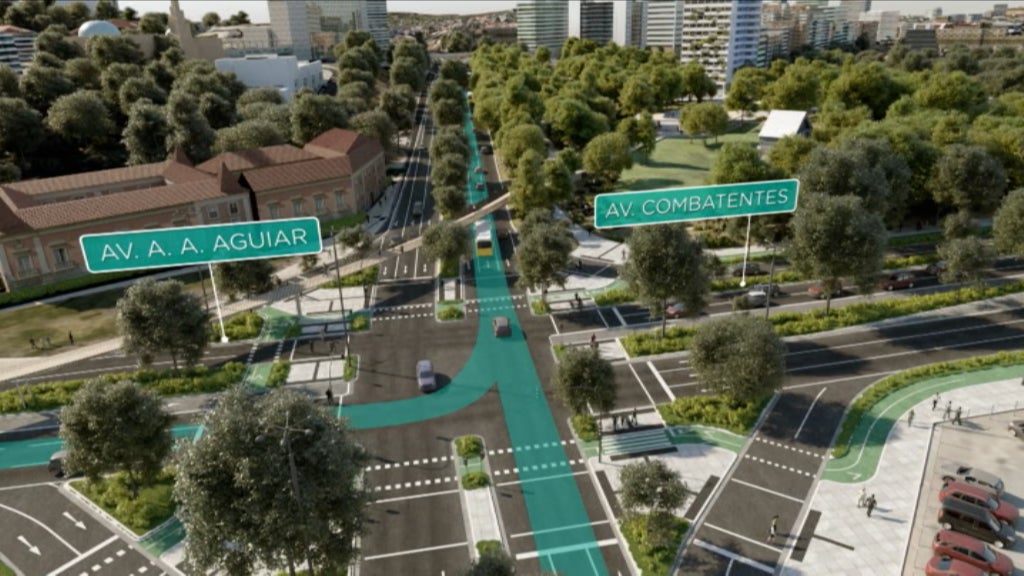 Projeto do Parque Urbano da Praça de Espanha