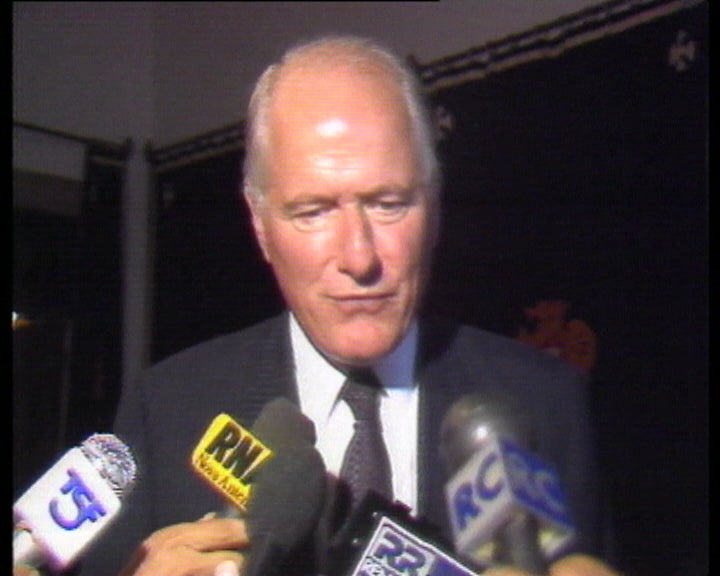 Reunião entre Williem van Eekelen e Mário Soares