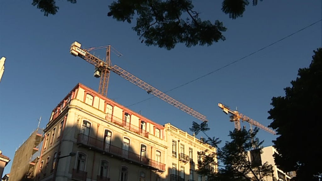 Desabamento em Lisboa