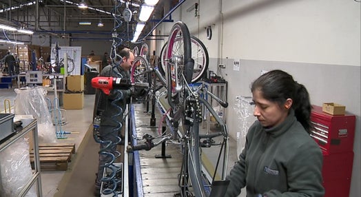 Fábrica de bicicletas em Anadia